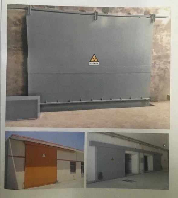 Porta de chumbo antirradiação industrial