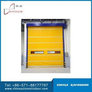 Porta de rolamento de tecido rápido com PVC