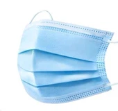 Máscara facial descartável espessada de três camadas